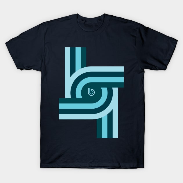 Twisted Bauhaus T-Shirt by modernistdesign